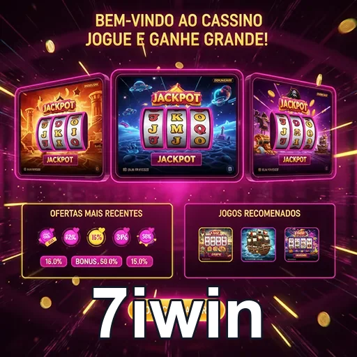 Imagem de boas-vindas ao cassino 7iwin, com destaque para jogos emocionantes.