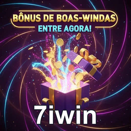 Imagem promocional de bônus de boas-vindas da 7iwin para novos jogadores.