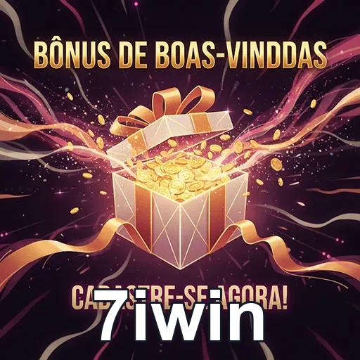 Imagem do bônus de boas-vindas da 7iwin, promovendo ofertas especiais para novos jogadores.